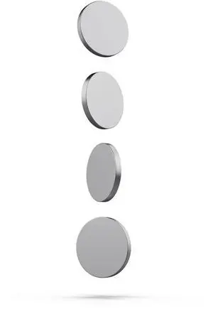 MP Mobile Pixels Laptop Magnets, Metal Plates Pefect for Duex and Trio Series Portable Monitors, Add On/Replacement Plates Only (4pak-Silver)