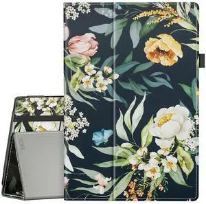 VORI Case for All-New Amazon Kindle Fire HD 10 Tablet and Fire HD 10 Plus (13th/11th Generation 2023/2021 Release) - Slim Folding Stand Folio Cover with Auto Wake/Sleep & Hand Strap, Blushing Floral