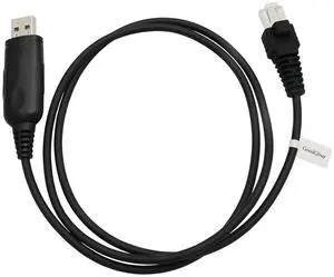GoodQbuy OPC-1122 USB Programming Cable Compatible with Icom IC-F110 IC-F220 IC-F221IC-F1721 IC-F5010 IC-F5021 IC-F5063 IC-F5123D IC-F6021 IC-F6023 IC-FR5000 IC-FR6000 OPC-1122U RJ-45 8-pin