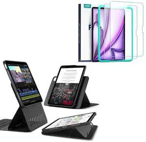 ESR for iPad Air 13 Inch Case (2025/2024) M3/M2, Removable Magnetic Cover + 2 Pack Screen Protector