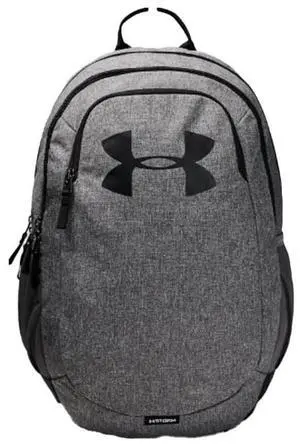 Under Armour UA Scrimmage 2.0 Laptop Backpack Rucksack Waterproof Bag Unisex in Grey and Black 25L, Grey, L