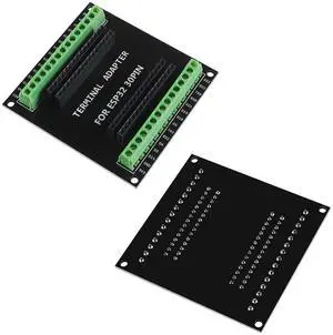 AITIAO 2PCS ESP32 Breakout Board 30Pin GPIO 1 into 2 Compatible with 30 Pins ESP32S ESP32 Development Board 2.4 GHz Dual Core WLAN WiFi + Bluetooth 2-in-1 Microcontroller ESP32 Chip