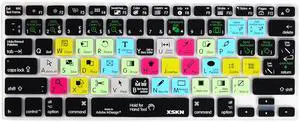 Adobe InDesign Hot Keys Keyboard Film Shortcuts Keyboard Skin Cover for MacBook Air 13 & MacBook Pro 13 15 17, Retina (US/European ISO Keyboard)