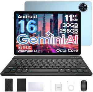 DOOGEE U11 Pro Android 16 Tablet, 11 inch Tablet, 30GB+256GB/2TB TF,8580mAh,Octa-Core,90Hz Display,1080P,5G WiFi,Widevine L1,BT5.0,13MP+5MP, Face ID/OTG with Pen, Keyboard, Mouse&Case DOOGEE U11 Pro Android 16 Tablet, 11 inch Tablet, 30GB+256GB/2TB TF,8580mAh,Octa-Core,90Hz Display,1080P,5G WiFi,Widevine L1,BT5.0,13MP+5MP, Face ID/OTG with Pen, Keyboard, Mouse&Case