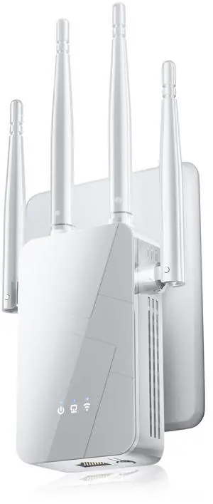 WiFi Extender Signal Amplifier w/Ethernet Port, 1-Tap Setup