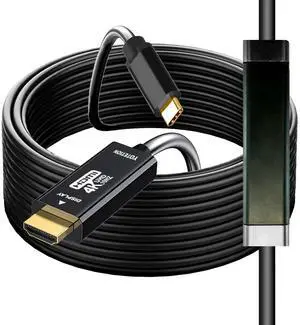 YOTETION USB C to HDMI 30FT Cable, 4K@30Hz, Durable ABS Connector, Compatible with MacBook, iPad Pro, Laptop, TV, etc
