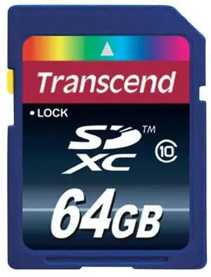 Transcend SD Card Compatible With Canon EOS Rebel T6 Digital Camera Memory Card 64GB Secure Digital Class 10 Extreme Capacity (SDXC) Memory Card