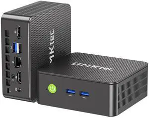 GMKtec Mini PC Computres N95(Turbo 3.4GHz) 16GB DDR4 512GB SSD Desktop Computer 4K Dual HDMI Display/3x USB3.2/WiFi 5 BT5.0/RJ45 Ethernet Nucbox G3S
