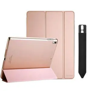ProCase iPad 10.5 Case 2019 and 2017 iPad 3rd Generation Slim Lightweight Stand Hard Case Bundle with Pencil Holder Sticker for Apple Pencil 1st and 2nd Gen