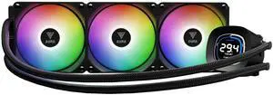 GAMDIAS Aura GL360 Digital AIO PC CPU Liquid Cooler