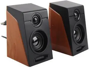 Wired USB Desktop Speaker, USB Powered Computer Speakers with Low Distortion Sound Quality, Portable Wired Subwoofer Speaker for Pcs and Laptops