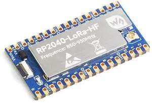 Waveshare RP2040-LoRa Development Board, Integrates SX1262 RF Chip, Long-Range Communication, HF, Single Board