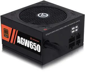 Power Supply 650W 80+ Bronze Certified PSU (ARESGAME, AGW650)