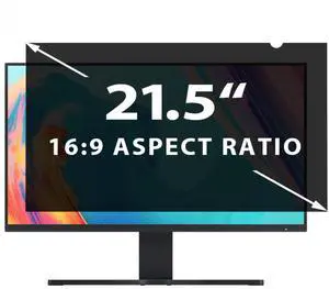 HOLDWLDSHT 21.5 Inch(Diagonal) Privacy Screen Filter for Computer Aspect Ratio16:9 Widescreen Monitor Privacy Shield - Anti-Glare - Anti-Scratch