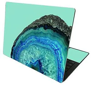 MIGHTY SKINS Skin Compatible with Microsoft Surface Laptop 4 13.5 - Blue Agate | Protective, Durable, and Unique Vinyl Decal wrap Cover | Easy to Apply and Change Styles | Made in The USA, (MISURLA41