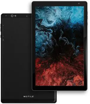 MOTILE 10.1 IPS Touch Screen HD Performance Big Android Tablet, 4G LTE/3G/2G, WiFi, Bluetooth, 32GB Storage, Black