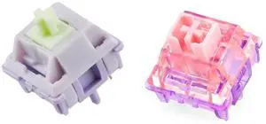 EPOMAKER Wisteria Linear and Flamingo Linear Mechanical Keyboard Switch Set