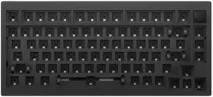 Keychron V1 Max 75% Custom Mechanical Keyboard Kit, 2.4 GHz/Bluetooth 5.1/Wired Hot-swappable Barebones Keyboard, QMK/VIA Programmable Knob with RGB Backlit for Mac Windows Linux