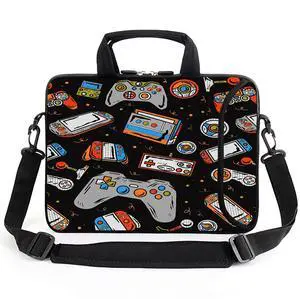 XMBFZ 17" Laptop Shoulder Bag Carrying Case Computer PC Cover Pouch+Handle For 16/17/17.3/17.4 inch Laptop Notebook (HYXSB-1)