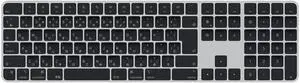 Apple Magic Keyboard with Touch ID and Numeric Keypad: Wireless, Bluetooth, Rechargeable. Works with Mac Computers with Apple Silicon; Japanese - Black Keys