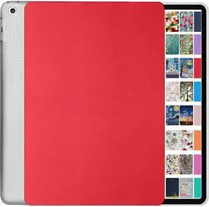DuraSafe Cases for iPad PRO 11 Inch 1 Generation [ PRO 11 1st 2018 ] A1980 A1934 A2013 A1979 UltraSlim Lightweight Shock Absorbant Flexible TPU Protective Clear Case - Red