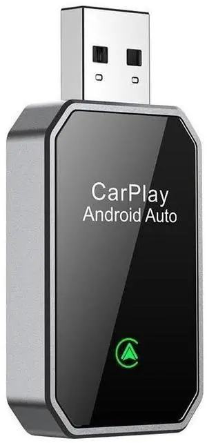Wireless CarPlay & Android Auto Adapter, Convert Wired to Wireless Apple CarPlay, Android Auto Adapter Converter, Mini Size with USB/USBC Extension Cable Included, LagFree PlugandPlay