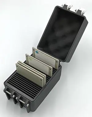 Rugged Protective Carrying Case for 3.5" Floppy Disks - Holds 25 Disks