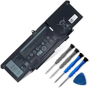 57Wh 66DWX Laptop Battery Replace for Dell Latitude 7340 7350 7440 7450 7640 7650 Series WW8N8 086D0Y 86D0Y 00HYH8 0HYH8 11.4V 4878mAh