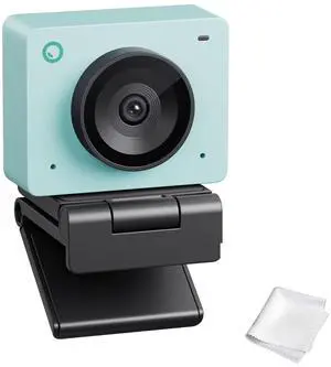 OBSBOT Meet SE Al-Powered WebcamUltra HDR,1080p@100FPS,1/2.8"CMOS,4x digital Zoom,Plug&Play,Built-in MicWork With Skype, Zoom/ Microsoft Teams/Google MeetWeb Cam for Streaming, Meeting,Gaming-Green