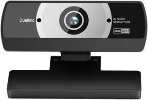 Diccik 4K Webcam for PC, Full HD Video Calling, HD Light Correction, Works with Skype, Zoom, FaceTime, Hangouts, PC/Mac/Laptop/MacBook/Tablet