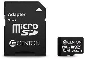 Centon Eelctronics MP Essential Micro SDXC Card, Ultimate Memory Card for Phones, Tablets, Cameras, and More, UHS1, 128GB