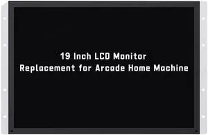 UNICO 19 Arcade Replacement Screen, 1280 * 1024 Pixels LCD Gaming Monitor for CGA, EGA Game Arcade, Easy Install Monitor Arcade Accessories - 19inch