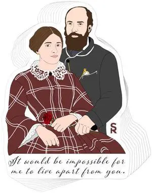 Catholic Concepts | STS. Louis & Zelie Martin 4 x 2.25 Vinyl Sticker Label Decal Waterproof Cool Accessory for Laptop, Hard Hats, Water Bottles, Scrapbooks, Folders, Cell Phone | 10-Pack