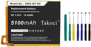 SCESMIA Replacement Battery Compatible with SM-T290 Galaxy Tab A 8.0 2019 3.82V 5100mAh