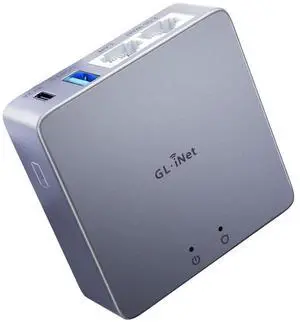 GL.iNet MT2500A (Brume 2) Mini VPN Security Gateway for Home Office and Remote Work-VPN Server&Client for Home and Office, VPN Cascading, Internet Security, 2.5G WAN, *NO Wi-Fi* (Aluminium Alloy Case)