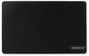CATTONGUE GRIPS Phat Cat Non-Abrasive Grip Tape - Heavy-Duty Anti-Slip Tape Backing for Tablets, Laptops & Large Electronics - No Bulk, Easy to Remove Anti-Slip Solution (Black, 5 x 8)