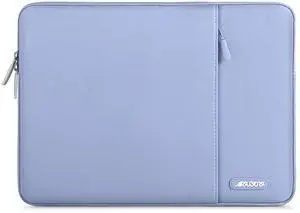 MOSISO Laptop Case 15 inch, 15 inch Laptop Sleeve Compatible with MacBook Air 15 M4 A3241 M3 A3114 M2 A2941 2025 2024 2023,Dell XPS 15,Polyester Vertical Computer Sleeve Bag with Pocket, Pastel Blue