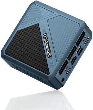origimagic N2 Pro 8K USB4 Mini PC Ryzen 7 6800H, Radeon 680M Graphics, 32GB DDR5 RAM 512GB NVMe SSD Mini Computers, 2.5G LAN, Wi-Fi 6E/BT 5.2(AX210), HDMI/USB-C/4K Quad Display, Office/Home/Business