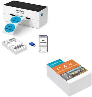 BT620 Label Printer with 500 Sheets 4x6 Labels