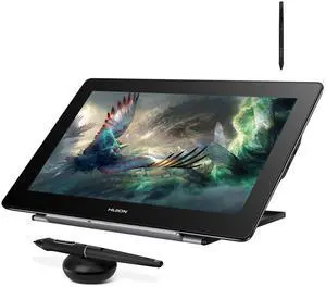 HUION Kamvas Pro 16 Plus 4K UHD Graphics Drawing Tablet with HUION Slim Pen PW550S PenTech 3.0+
