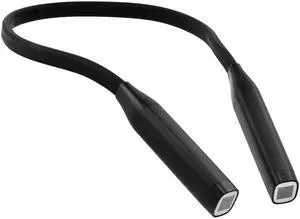 Mighty Bright Atlas Rechargeable Neck Light, 12 LED, 3 Color Temperatures, USB-C Charging Cable Included (Black)