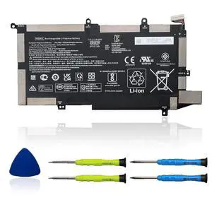 OUWEE WS04XL Laptop Battery Compatible with HP Spectre x360 14t-ea000 14-ea0378ng 14-ea0023dx 14-ea0047nr Pavilion Gaming Series WSO4XL L97357-005 HSTNN-DB9Z L97352-2D1 66.52Wh 8210mAh
