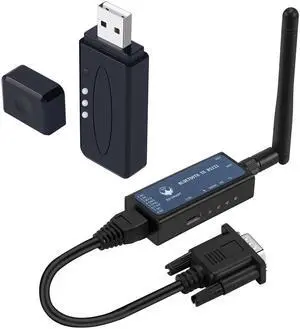 PDDAXLQUE RS232 to Bluetooth Serial Adapter CP26 - Industrial Wired to Wireless Converter for PC (CP26 for PC)