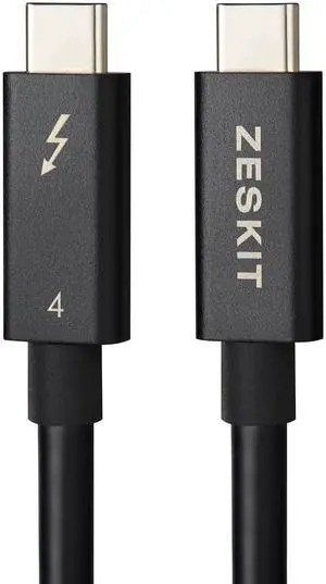 Zeskit Certified Thunderbolt 4 Cable 40Gbps 100W Passive 0.8m