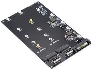chenyang M.2 to Oculink Adapter,PCIe NVME/AHCI SSD 2 to 2 SFF-8611/8612 Adapter Support 2230/2242/2280/22110mm