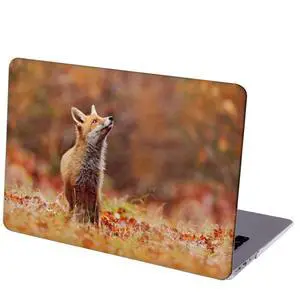 MINGDAO Case Compatible with MacBook Air 13 inch Retina Display with Touch ID, Hard Protective Shell with Keyboard Cover (M1 A2337 A2179 A1932, 2018 2019 2020 Release) - Red Fox in Autumn