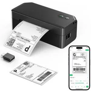 SVANTTO Y42BT Bluetooth Thermal Label Printer, 4x6 Shipping Label Printer for Small Business, Compatible with iOS, Android, Windows, Mac, Amazon, Ebay, Shopify, USPS, UPS, Etsy, Black SVANTTO Y42BT Bluetooth Thermal Label Printer, 4x6 Shipping Label Printer for Small Business, Compatible with iOS, Android, Windows, Mac, Amazon, Ebay, Shopify, USPS, UPS, Etsy, Black