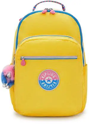 Kipling Women's Seoul Fc 15" Laptop Backpack, Durable, Roomy with Padded Shoulder Straps, Built-In Protective Sleeve