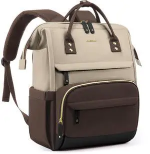 LOVEVOOK Laptop Backpack for Women, 15.6 Inch Work Business Backpacks Purse With Large Capacity, Waterproof Nurse Bag College Bookbag for School, Waterproof Casual Daypack for Travel