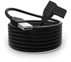 lojiraz USB for Moog Zevex Enteralite Infinity Pump Compatible with Infinity Pump Power Cord (Black